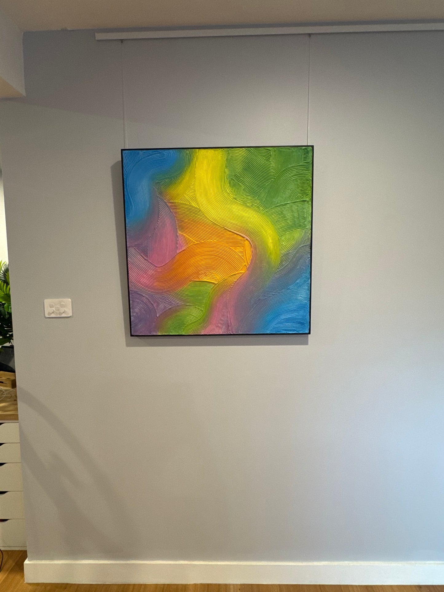 CANDYFLOSS - 76cm x 76cm