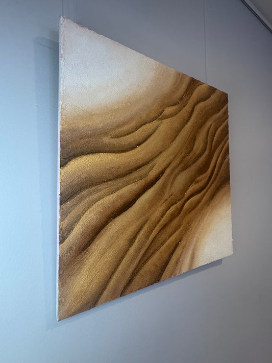 GOLDEN CLAY -  51cm x 51cm