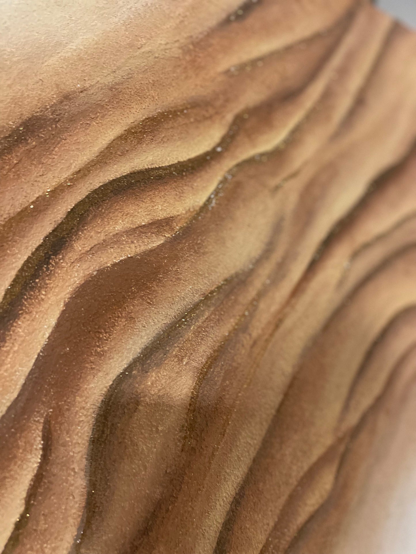 GOLDEN CLAY -  51cm x 51cm